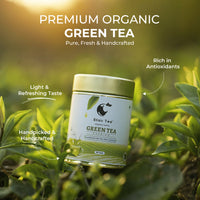 Elixir Tea Premium Green Tea from Assam, Handcrafted, Supports Heart Health and Boosts Metabolism
