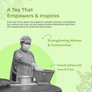 Elixir Tea Premium Green Tea from Assam, Handcrafted, Supports Heart Health and Boosts Metabolism