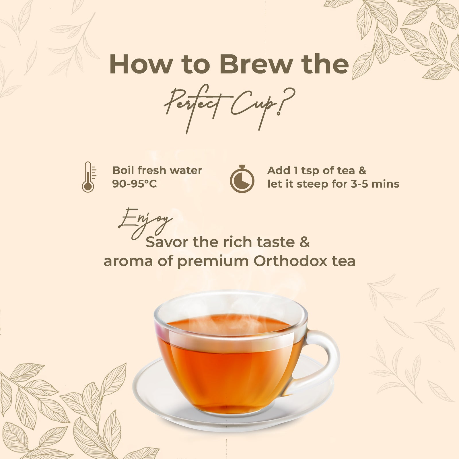 Elixir Tea Orthodox Premium Assam Tea, Handcrafted