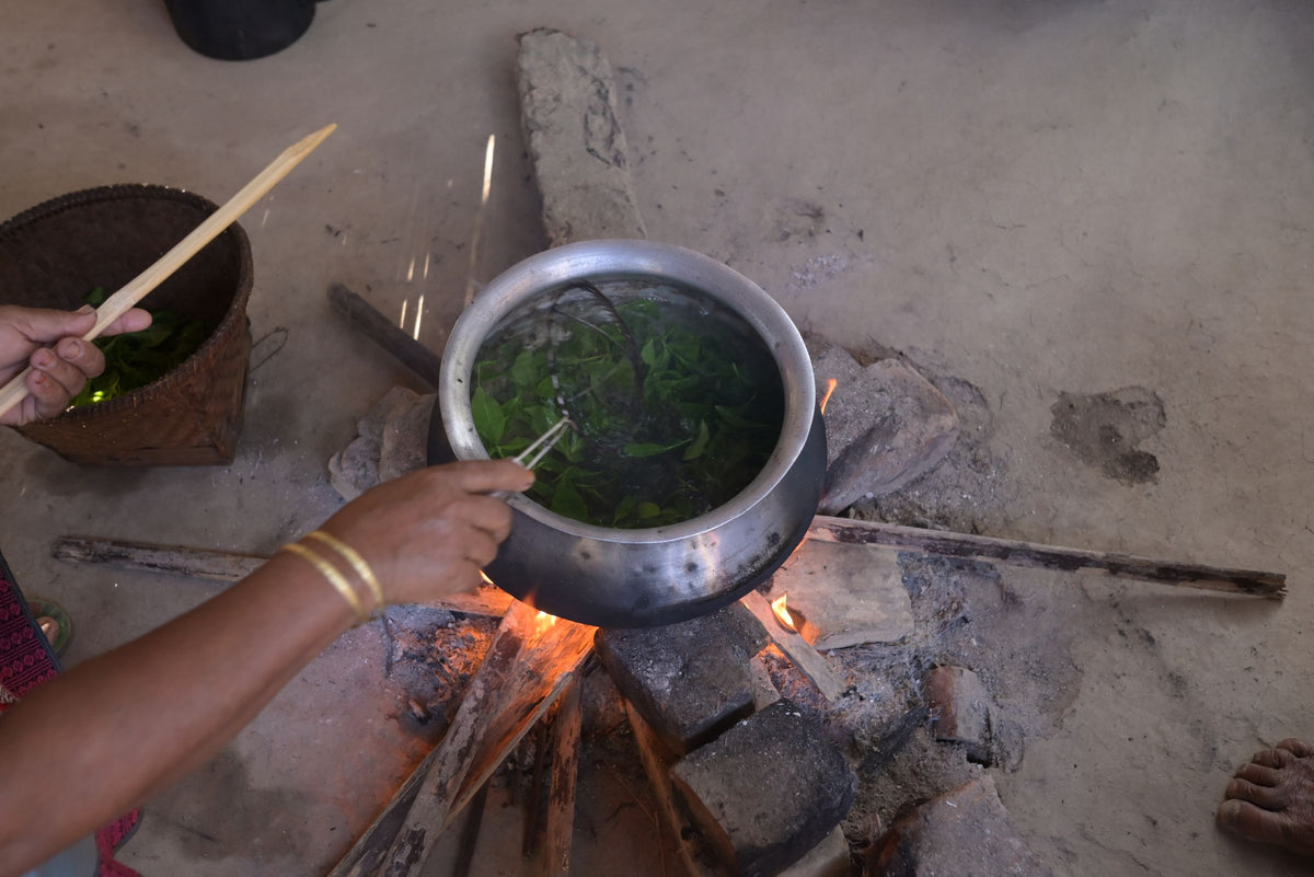 Handcrafted Artisanal Tea, made by Karbi women.