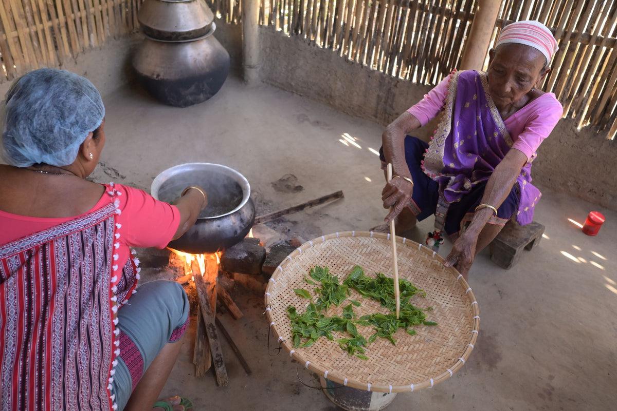 Handcrafted Artisanal Tea, made by Karbi women.