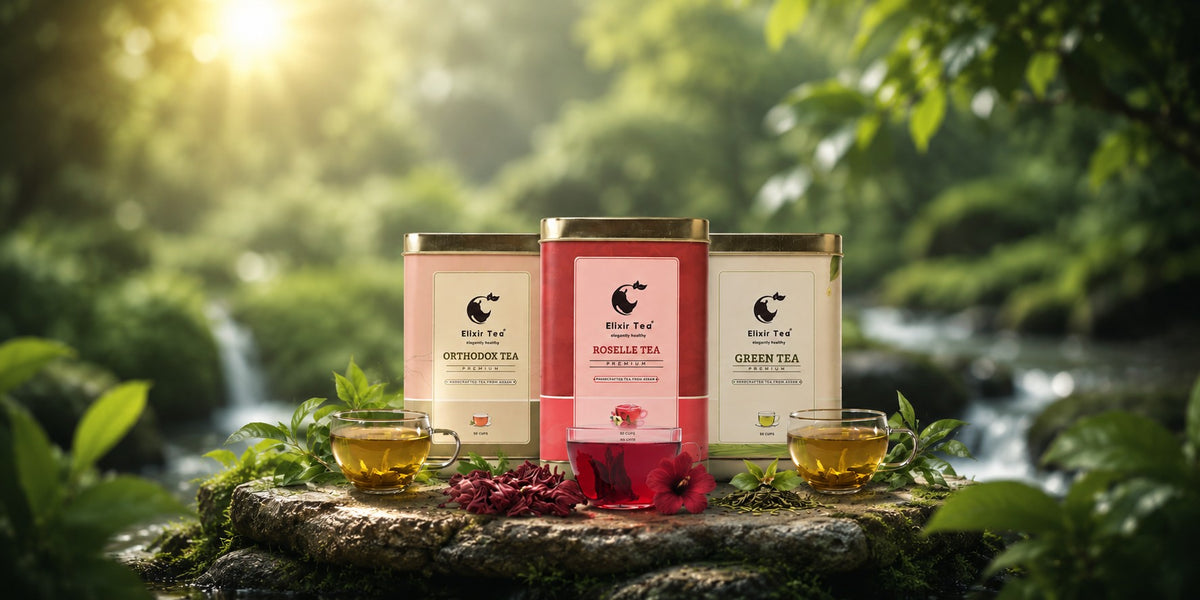 Handcrafted Artisanal Tea, made by Karbi women.