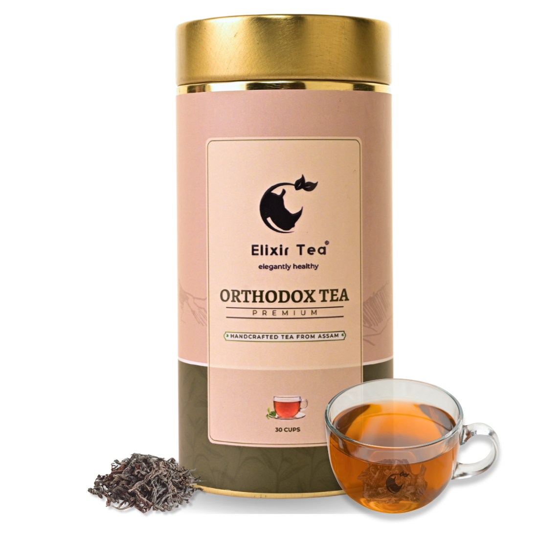 Elixir Tea Orthodox Premium Assam Tea, Handcrafted